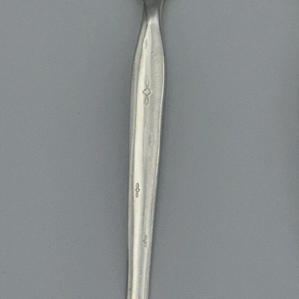 VTG Wm Rogers Mfg Co Grapefruit Spoons Set Of 2 Silverspoon Serrated Citrus MCM